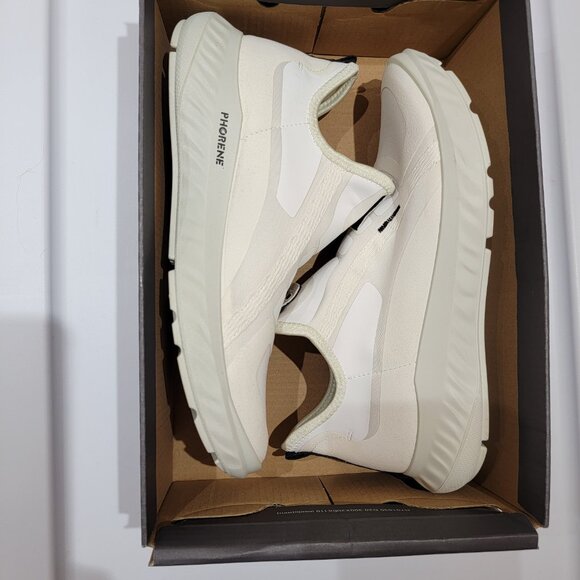 ECCO ATH-1FW Alpha Slip-On Sneaker, SHADOW WHITE TEXTILE, Size 8-8.5US /39EU,NIB - Picture 9 of 16